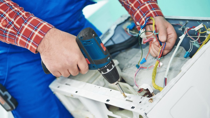 Keçiören Samsung Samsung çamaşır makinesi kart tamiri – Su almama arızası orijinal parça ile giderildi. - Teknik servis örneği